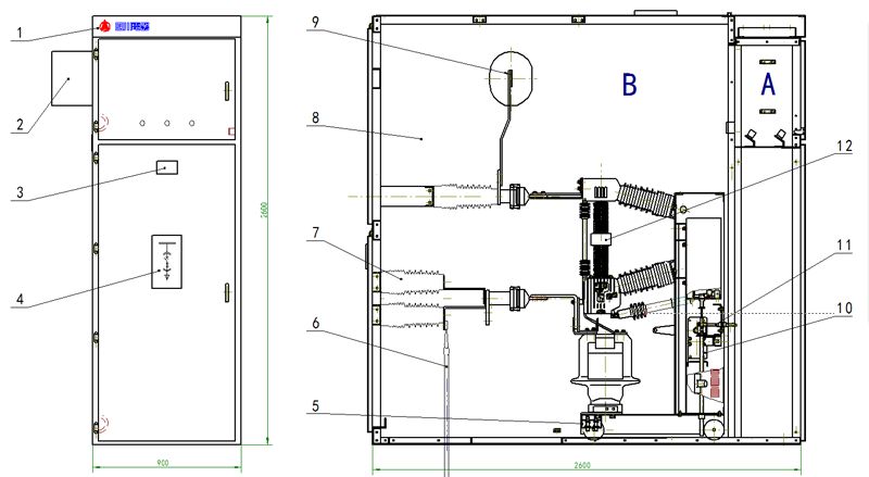 XYN9-27.5户内箱型移开式交流金属封闭开关设备
