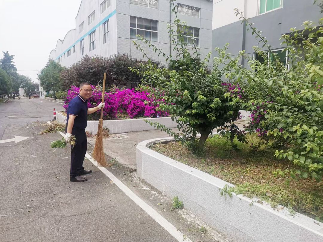 sunbet申搏官方网站党支部开展“助力唐昌镇‘五清行动’,绘就生态振兴新图景”主题党日活动